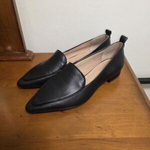 Black Leather Loafers